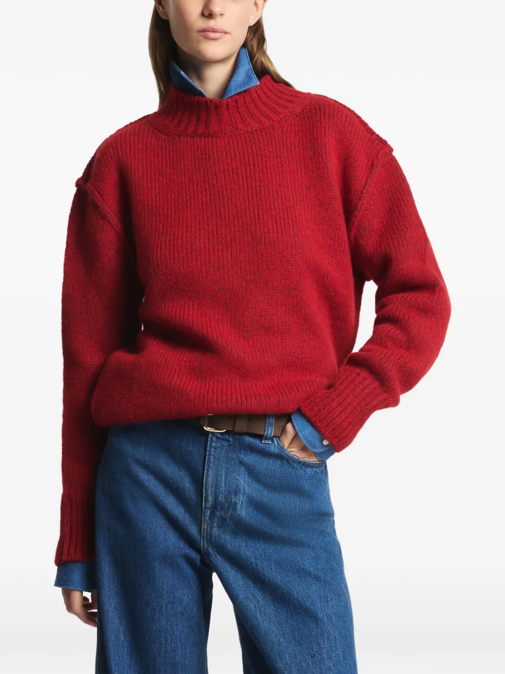  Fay Long-sleeve Sweater - Red 