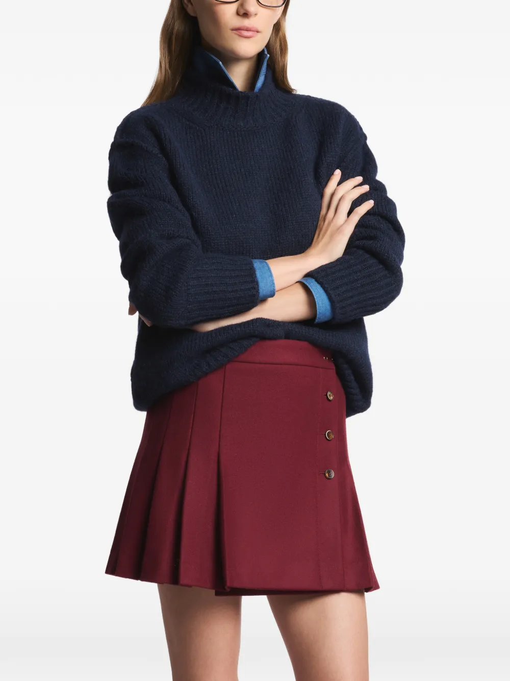  Fay Long-sleeve Sweater - Blue 