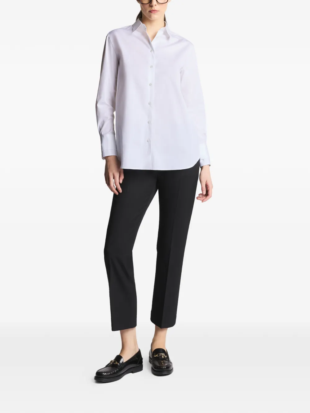 Fay double-cuff shirt - Wit