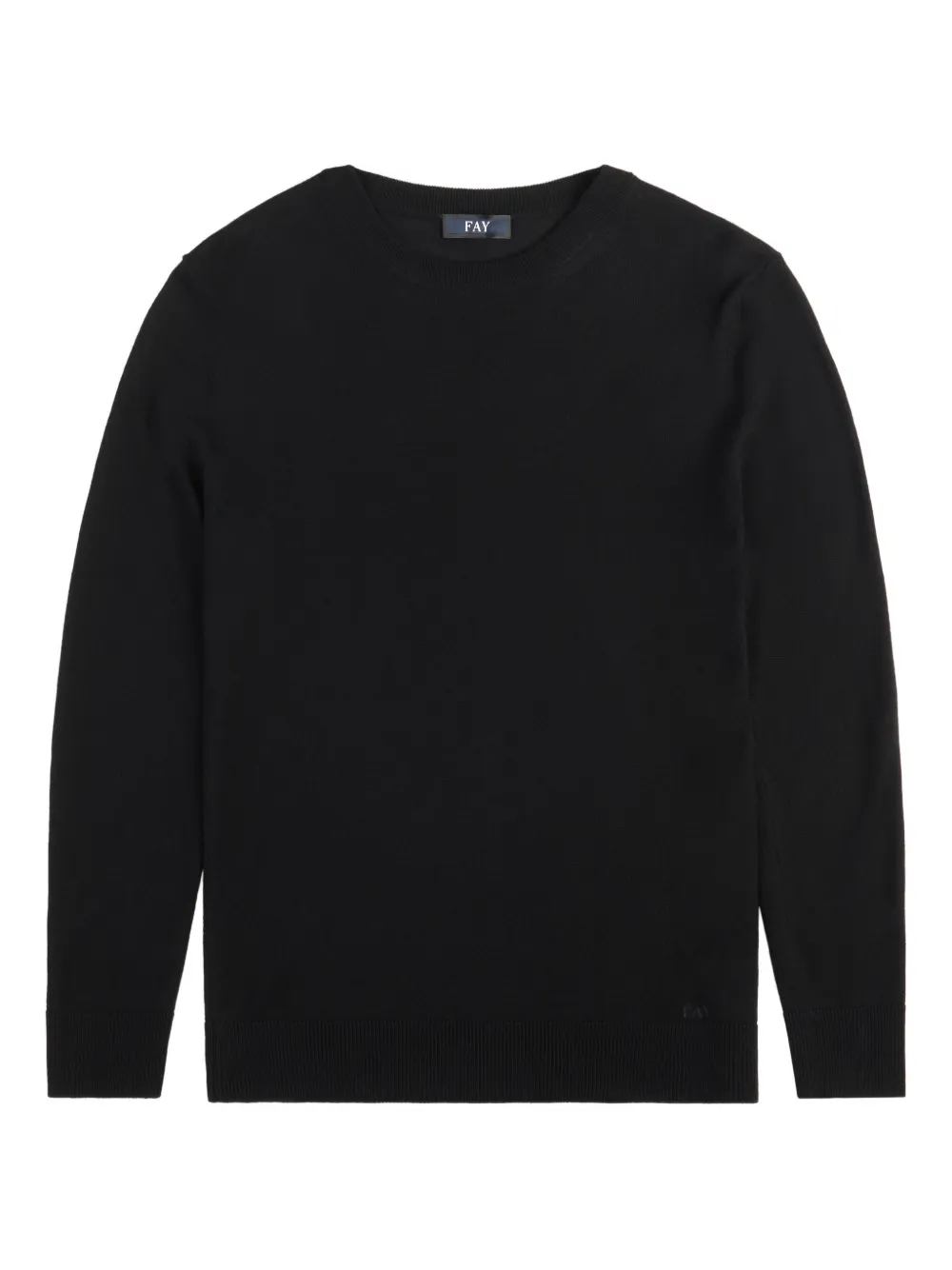 Fay crew-neck sweater - Nero
