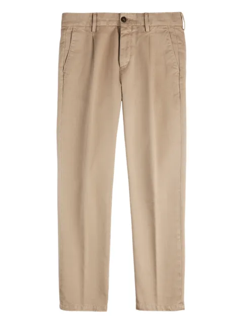 Fay pleated chino trousers