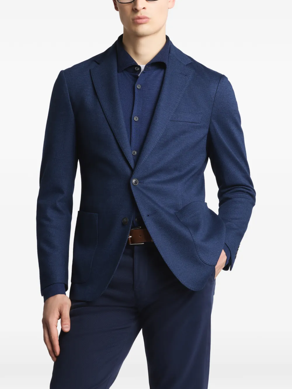  Fay Two-button Blazer - Blue 
