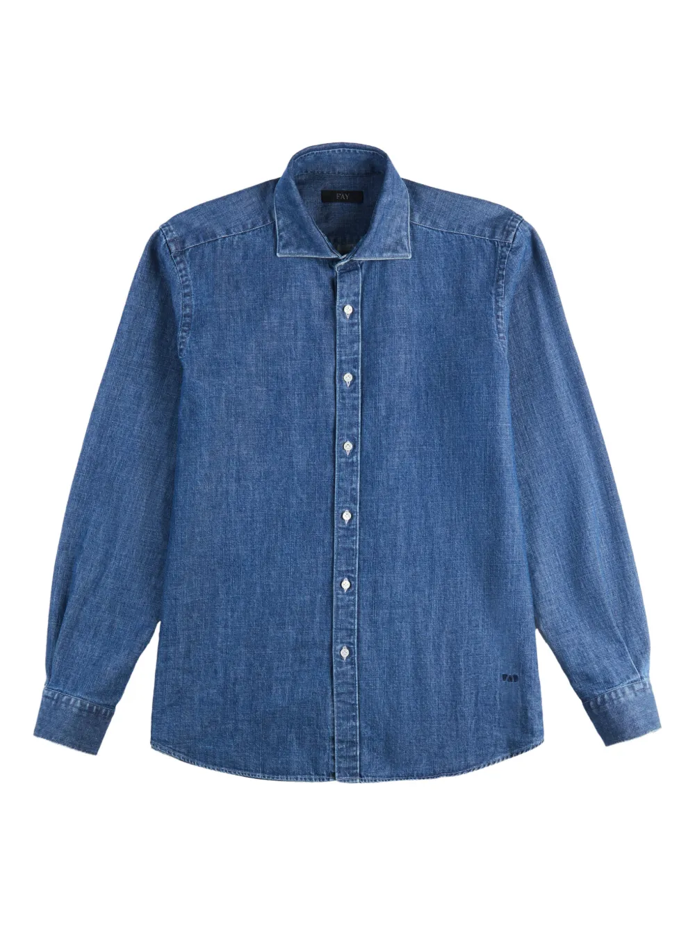 Fay french collar shirt - Blu