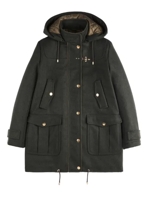 Fay hooded toggle coat