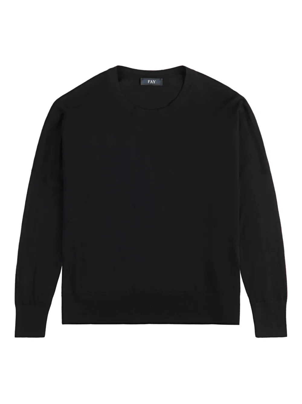 Fay long-sleeve sweater - Nero