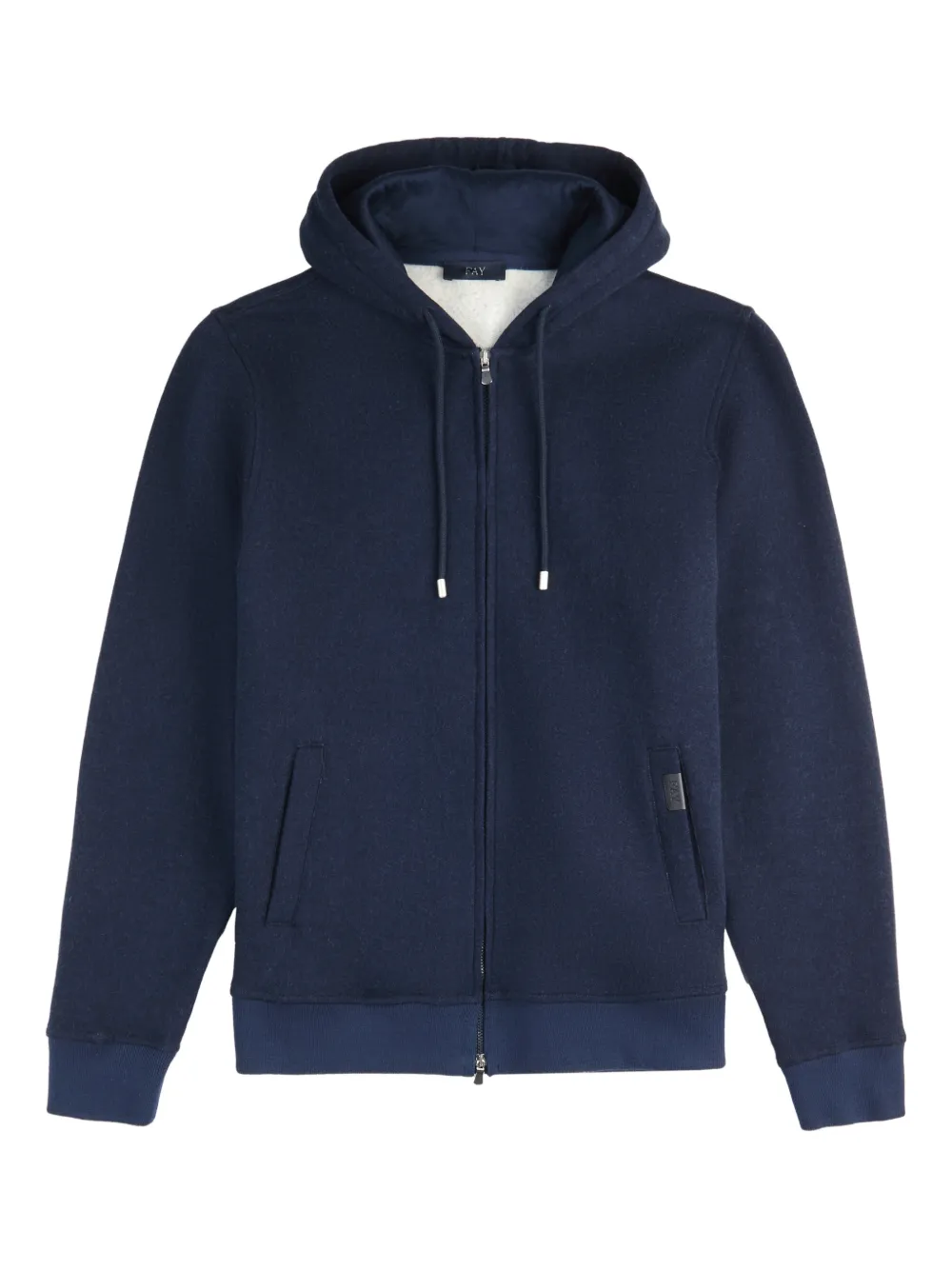 Fay zip hooded sweater | Blue | Image 1