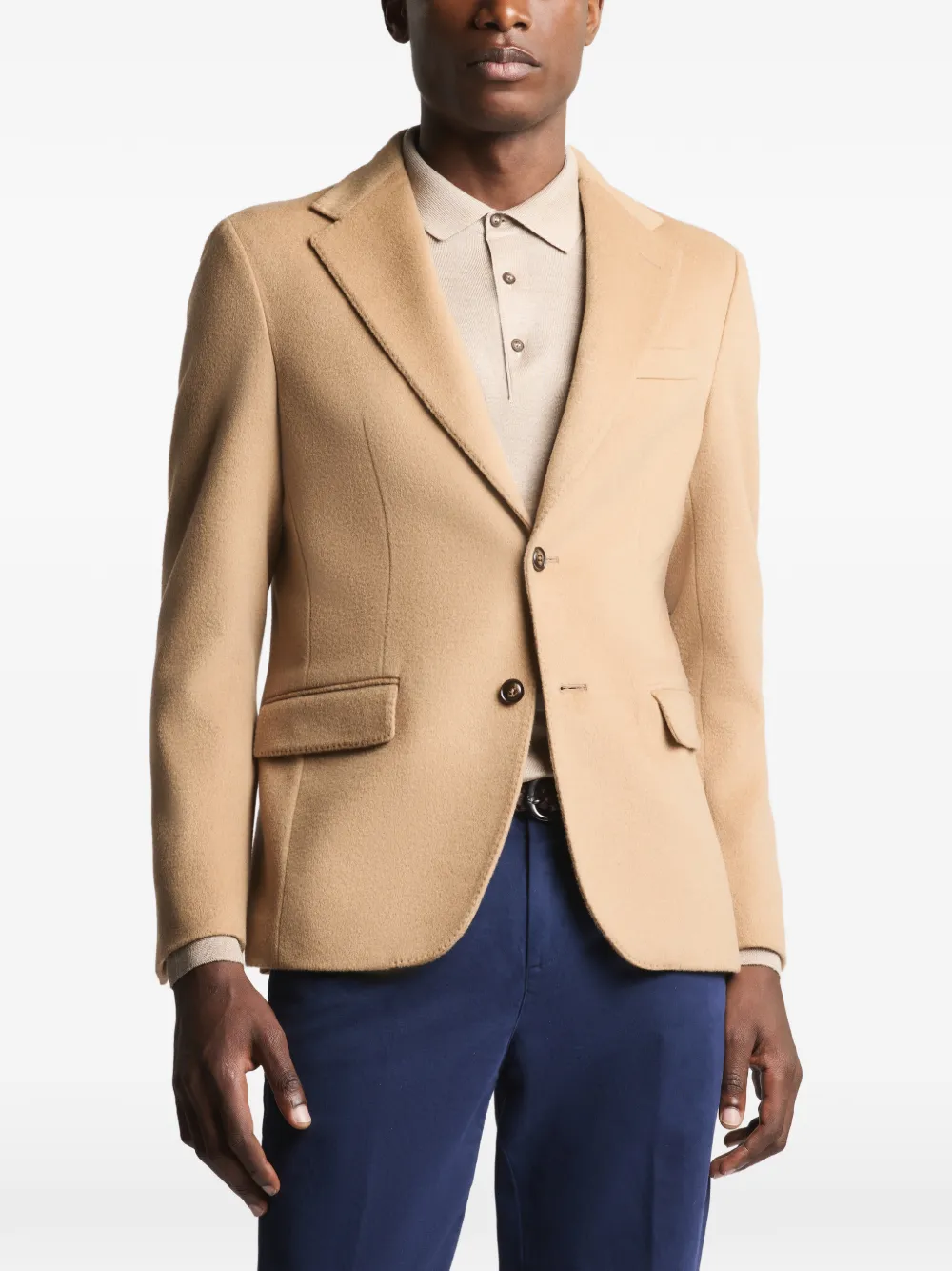  Fay Two Button Blazer - Brown 