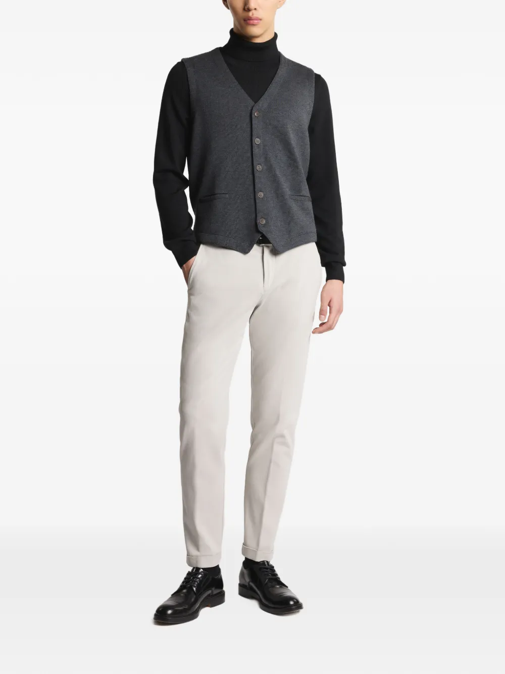 Fay buttoned V-neck waistcoat | Waistcoats & Gilets | Image 2