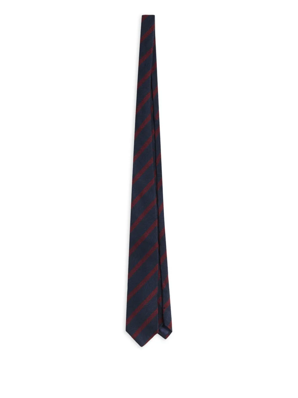 Fay jacquard wool tie - Blu