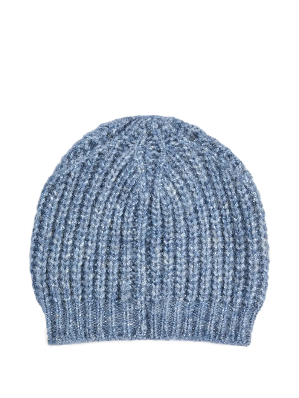 Fay knitted beanie hat - Blauw