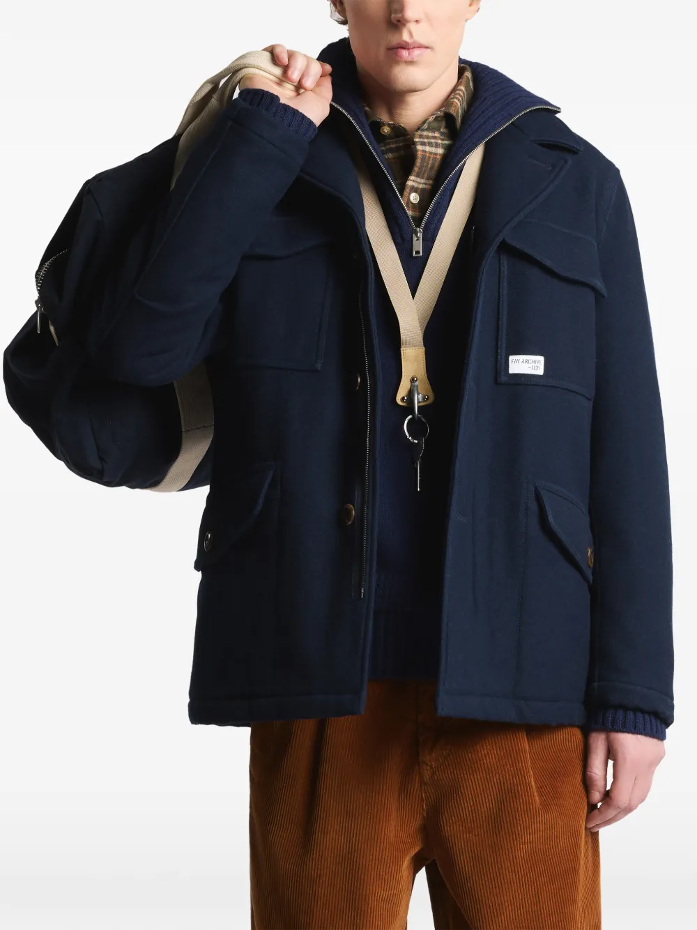 Fay buttoned pocket field jacket | Military Jackets | Image 2