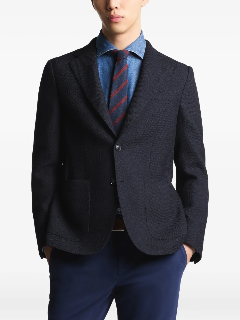 Fay Two-button Blazer - Blue 