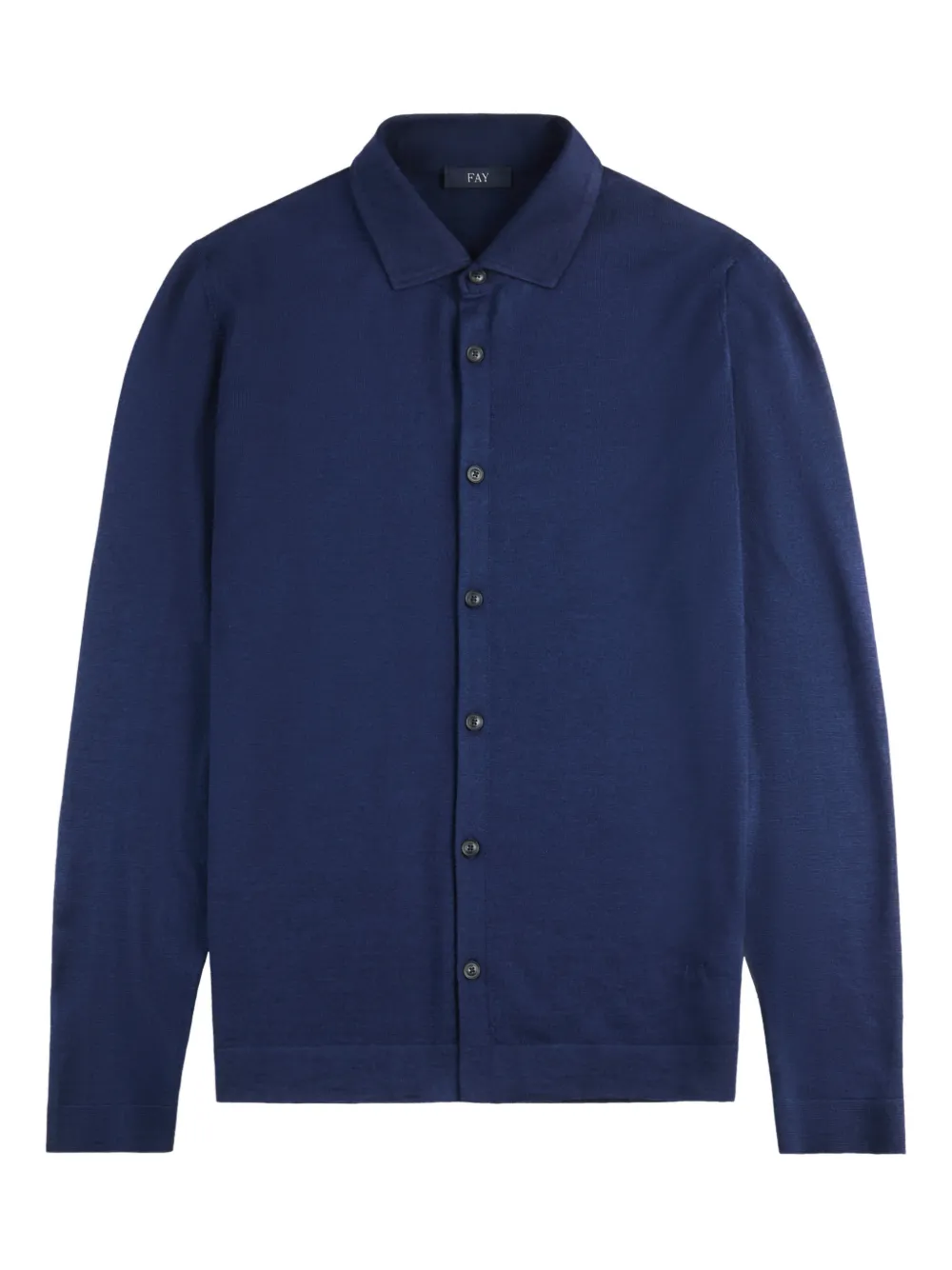 Fay buttoned shirt - Blu