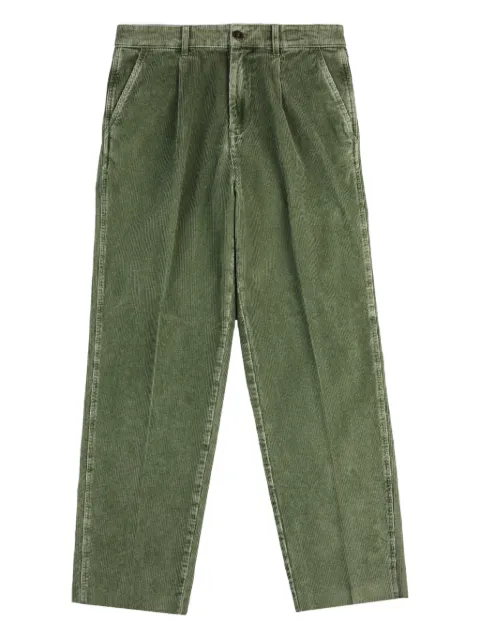 Fay pleated corduroy trousers