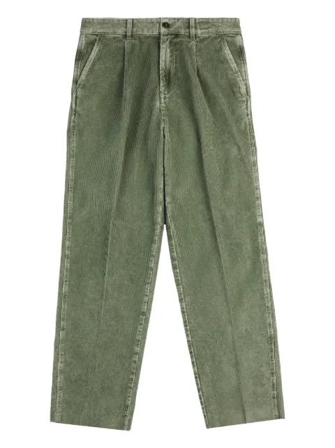 Fay pleated corduroy trousers