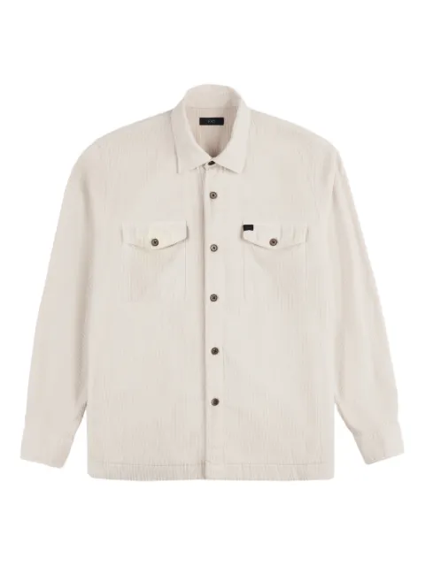 Fay camisa de pana con bolsillo 