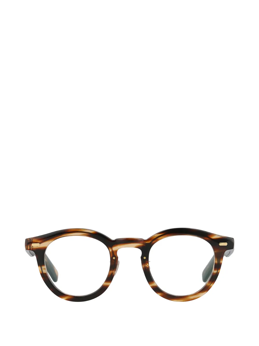 Yellows Plus Elton round-frame glasses - Marrone