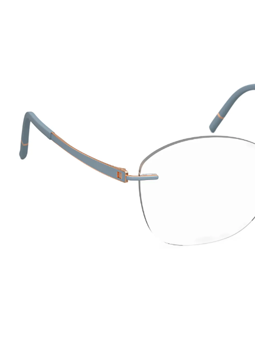 Silhouette rimless oval-frame glasses | Men | Image 2