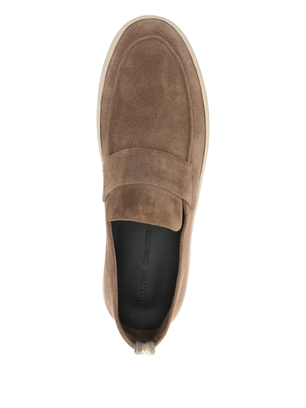 Officine Creative Herbie suède loafers Bruin