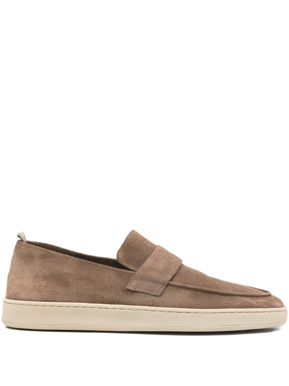 Officine Creative herbie suede loafers - Braun