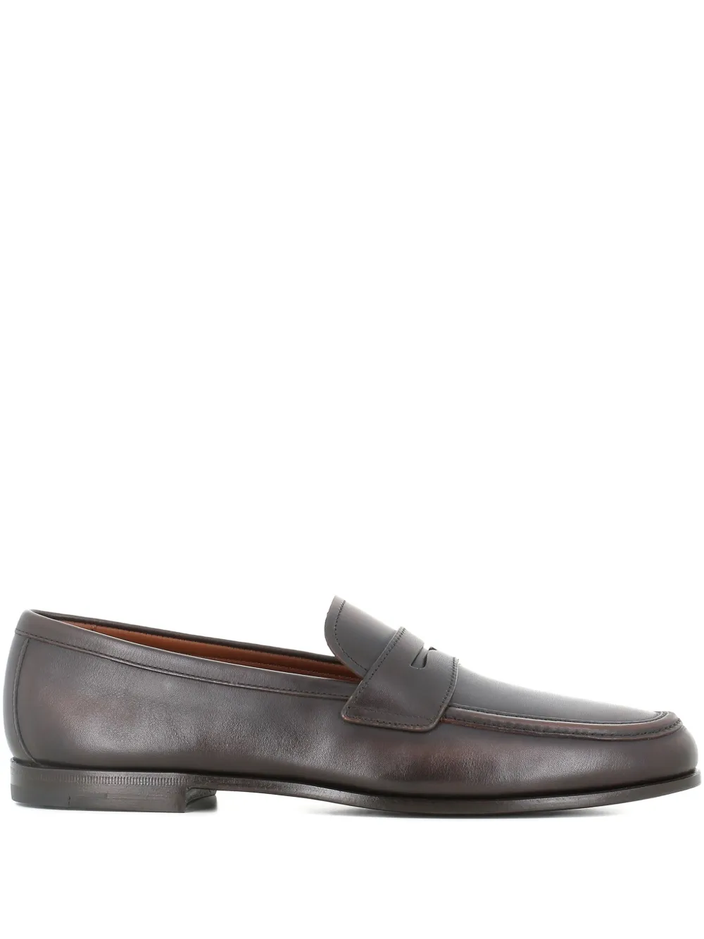 Church's penny-strap leather loafers - Marrone