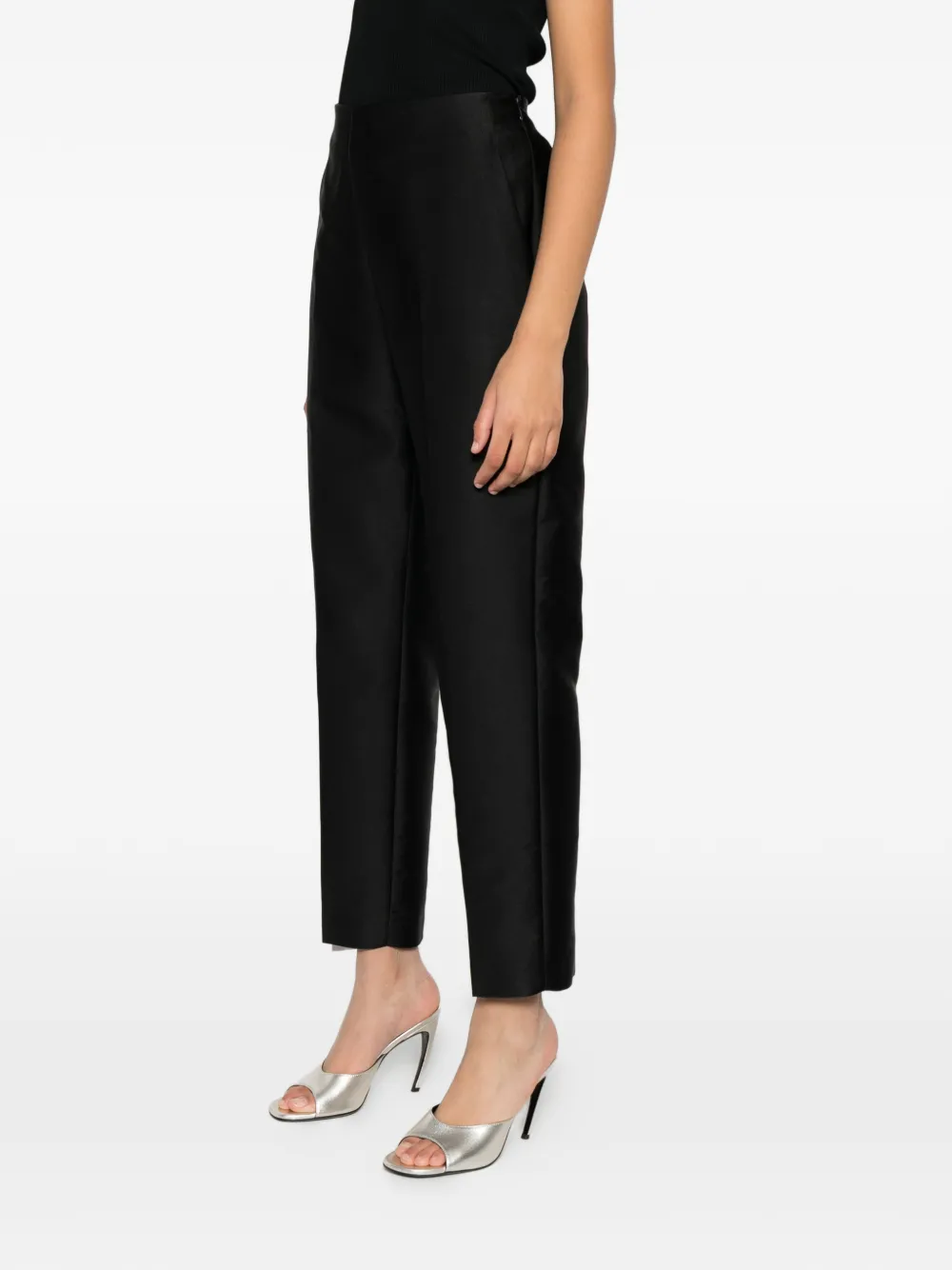  Roland Mouret Side-zip Trousers - Black 