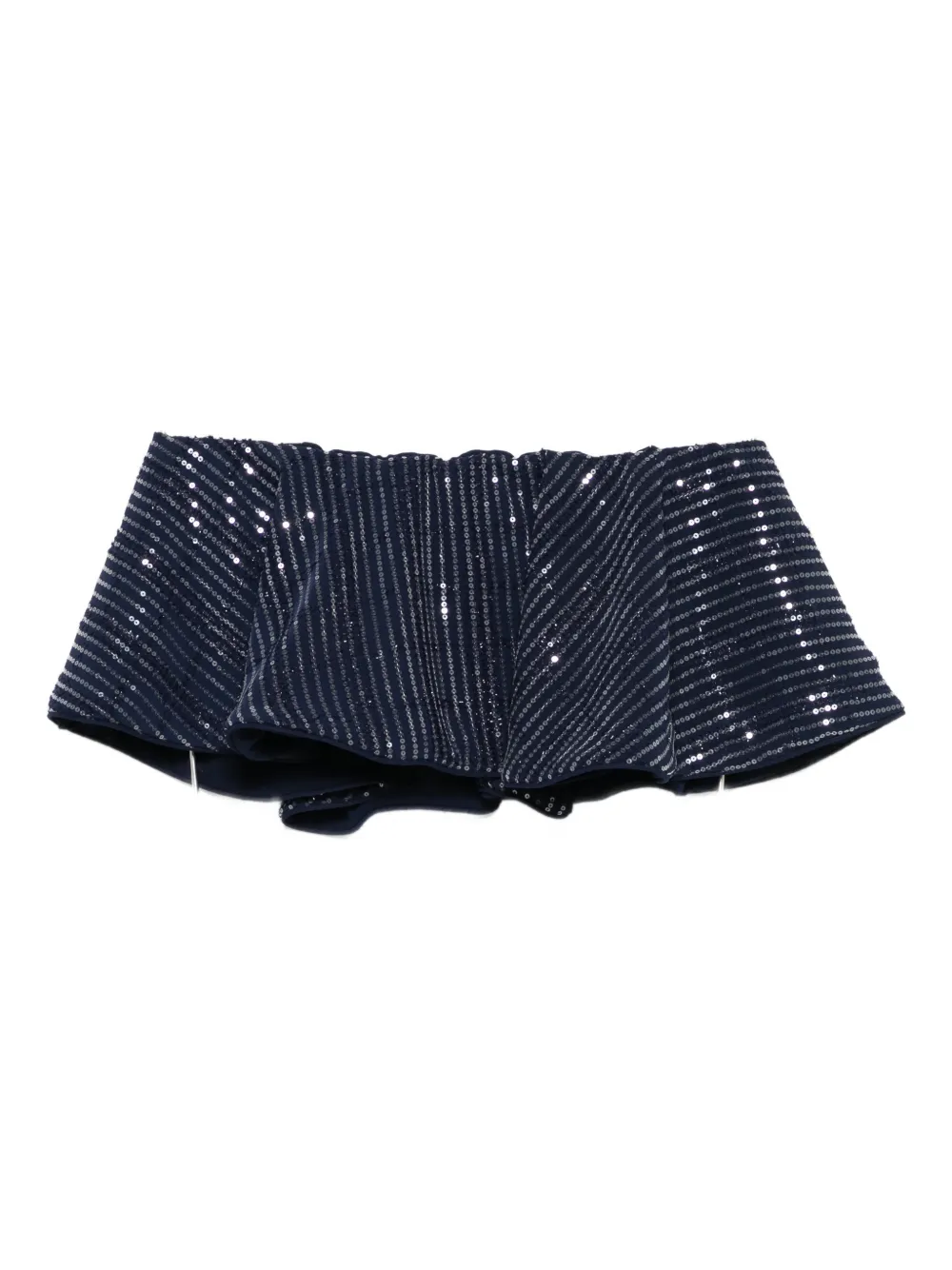 Adriana Degreas Top con paillettes - Blu