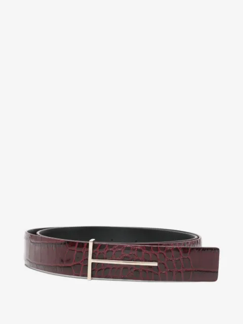 TOM FORD embossed-leather belt