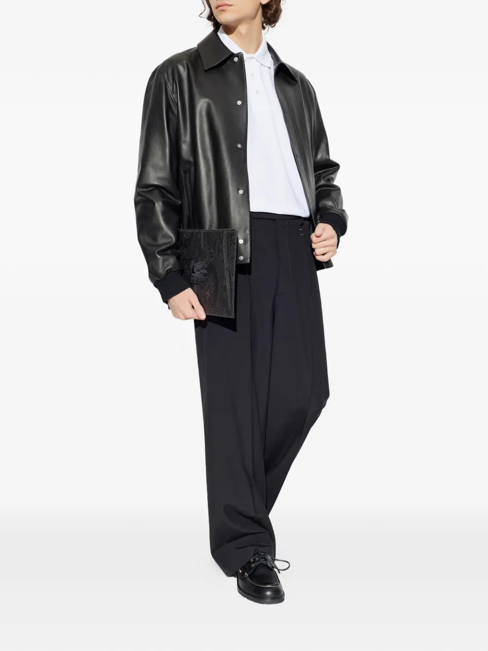 ETRO logo polo shirt - Wit