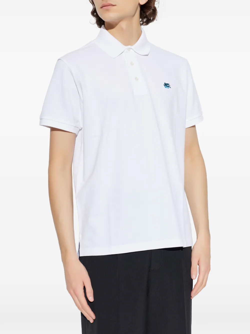 ETRO Poloshirt met logo Wit