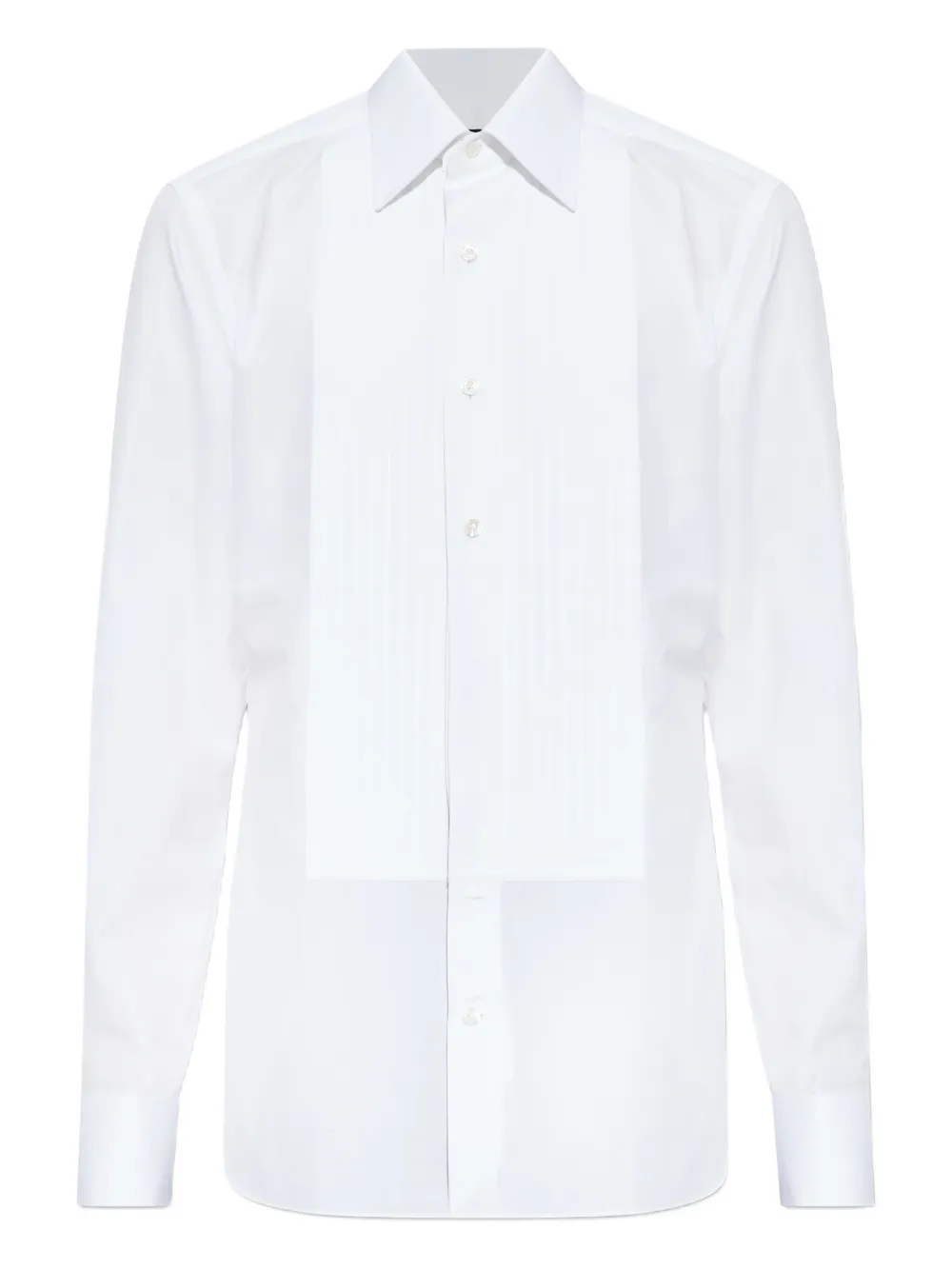 TOM FORD pleated shirt - White