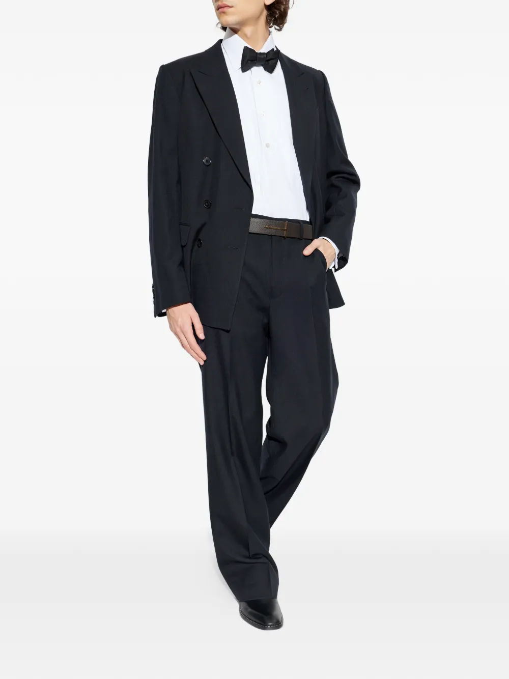 TOM FORD pleated shirt - Wit