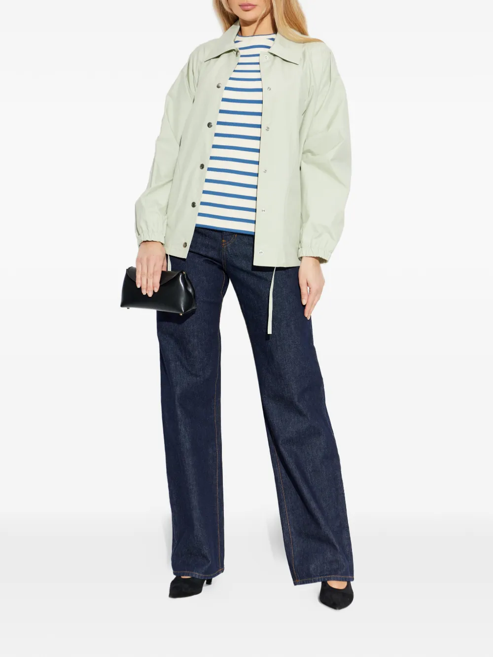  Jil Sander Button-up Cotton Jacket - Green 
