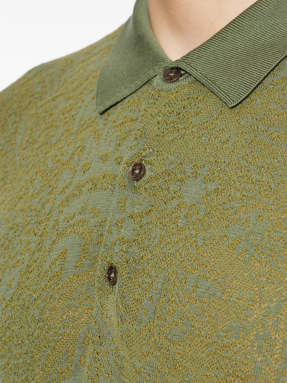 ETRO Poloshirt met patroon Groen