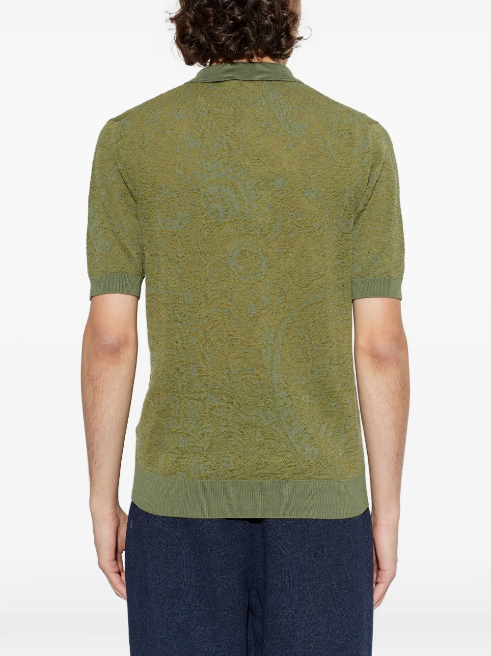 ETRO Poloshirt met patroon Groen