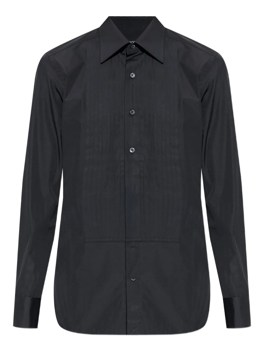 TOM FORD pleated shirt - Schwarz