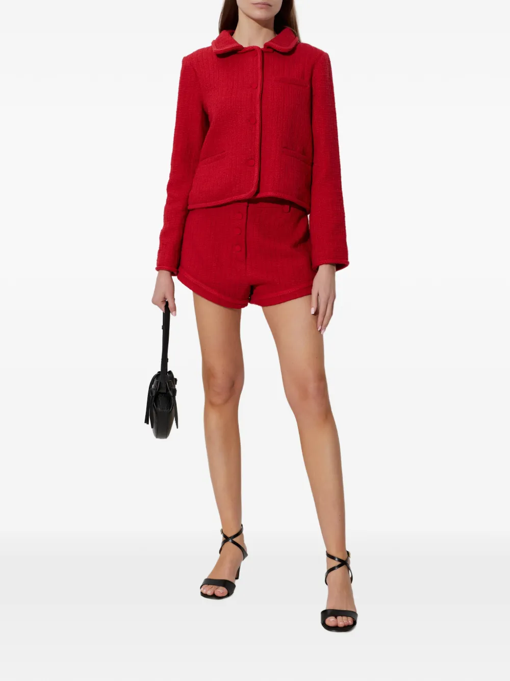 Posse button-detail tailored shorts | Tailored Shorts | Image 2