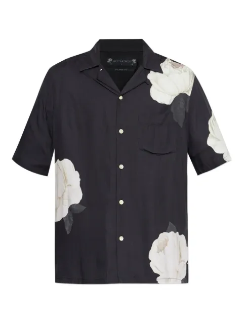 AllSaints Alberic floral-print shirt