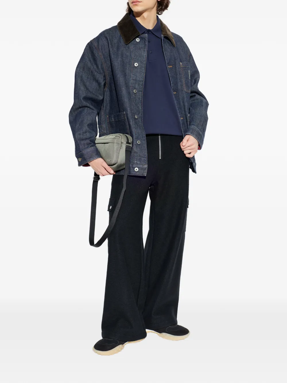 ETRO logo-detail polo shirt - Blauw