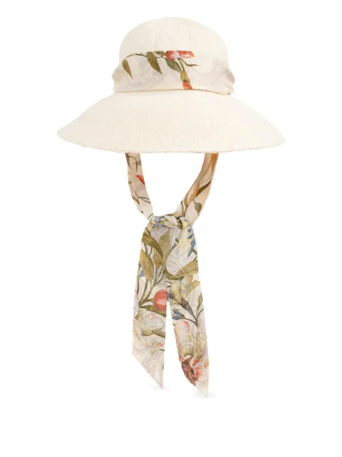 ETRO sombrero de verano con detalle de pañuelo