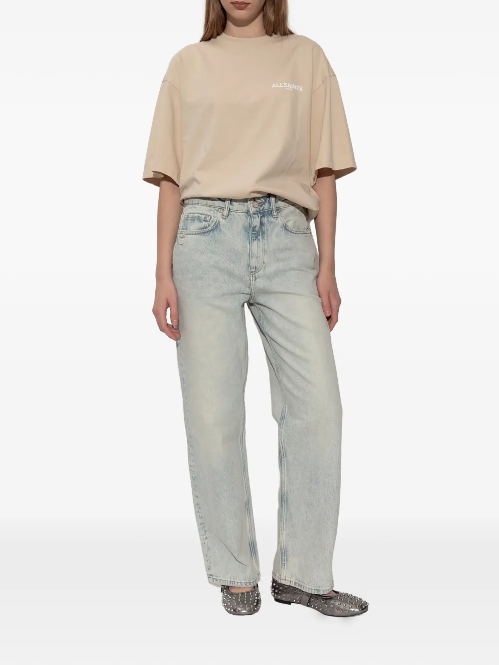  Allsaints Brooklyn Straight-leg Jeans - Blue 