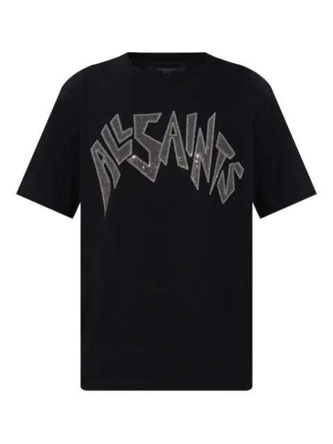 AllSaints playera con detalle del logo