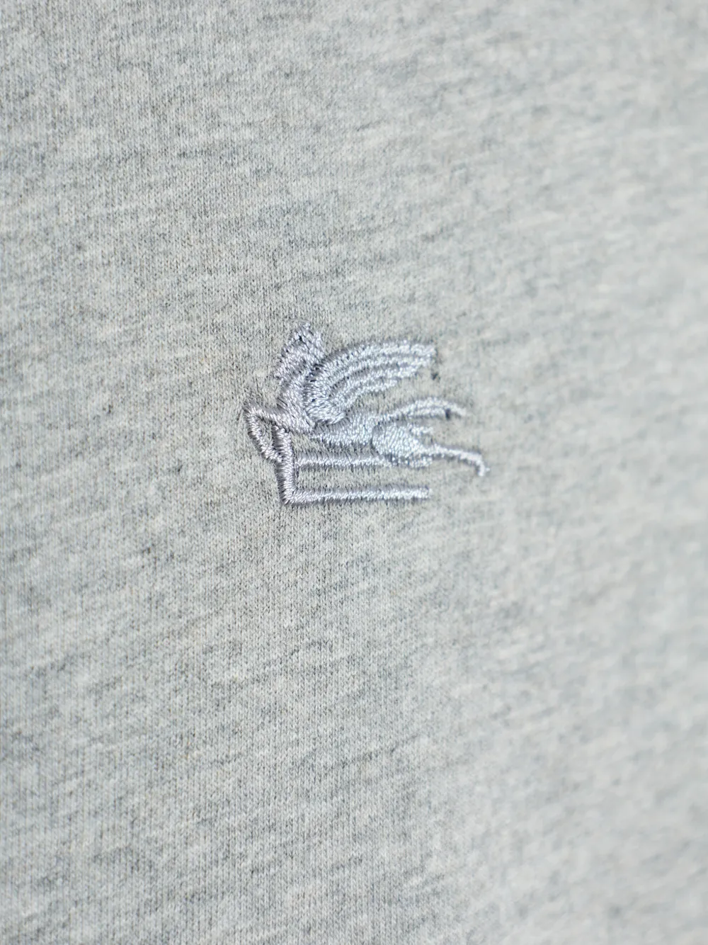 ETRO T-shirt met borduurwerk Grijs