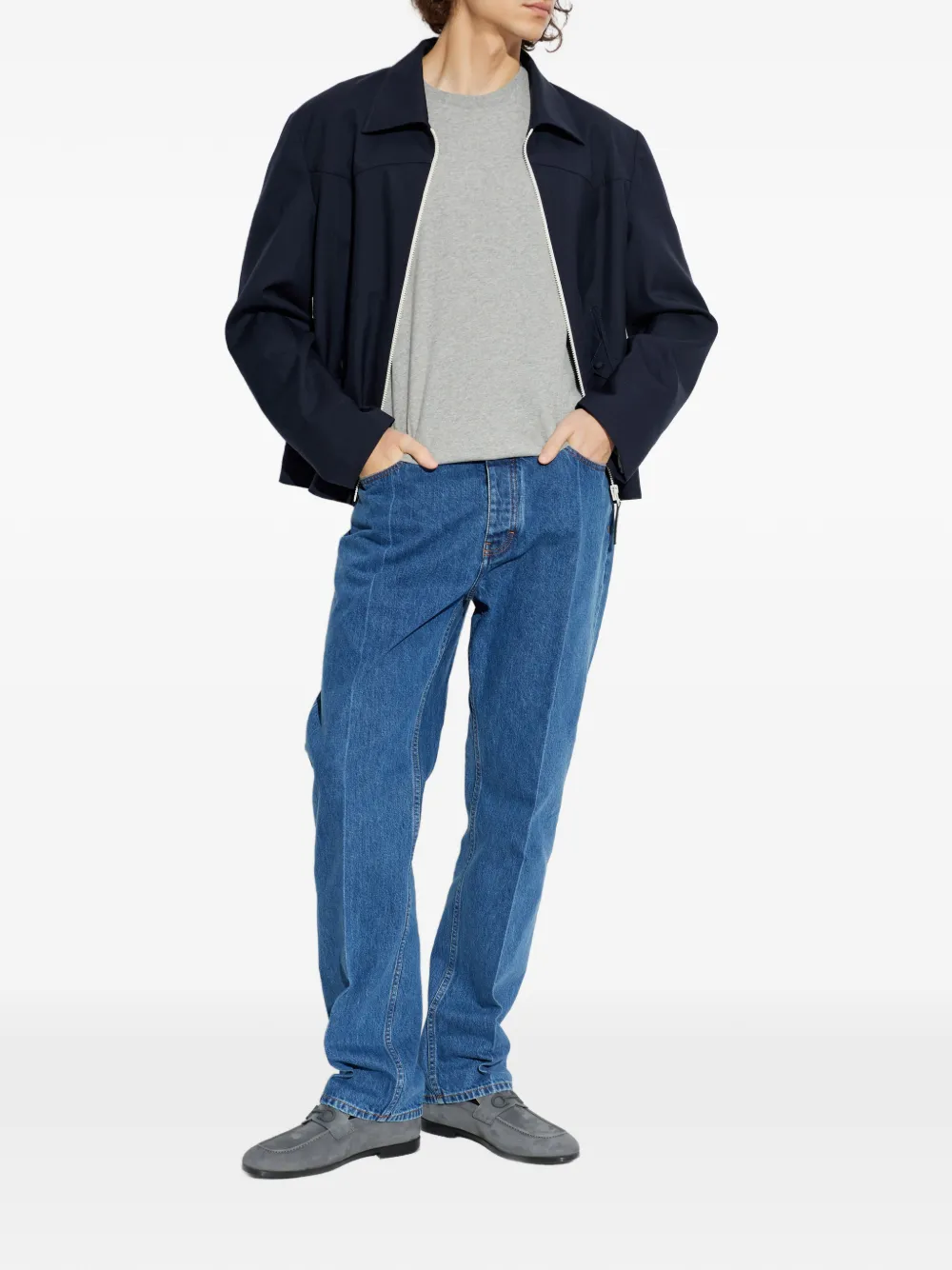 ETRO embroidered T-shirt - Grijs