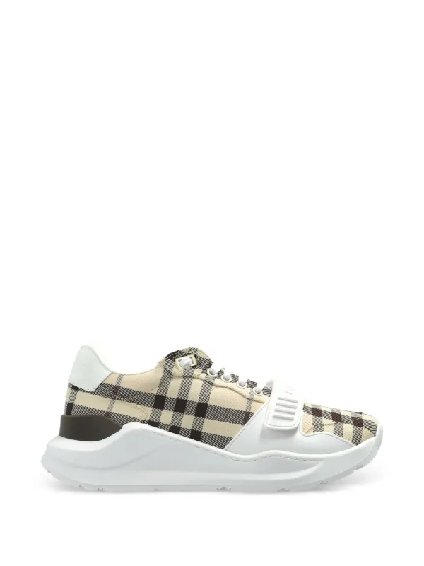 Burberry Check Sneakers in Neutrals