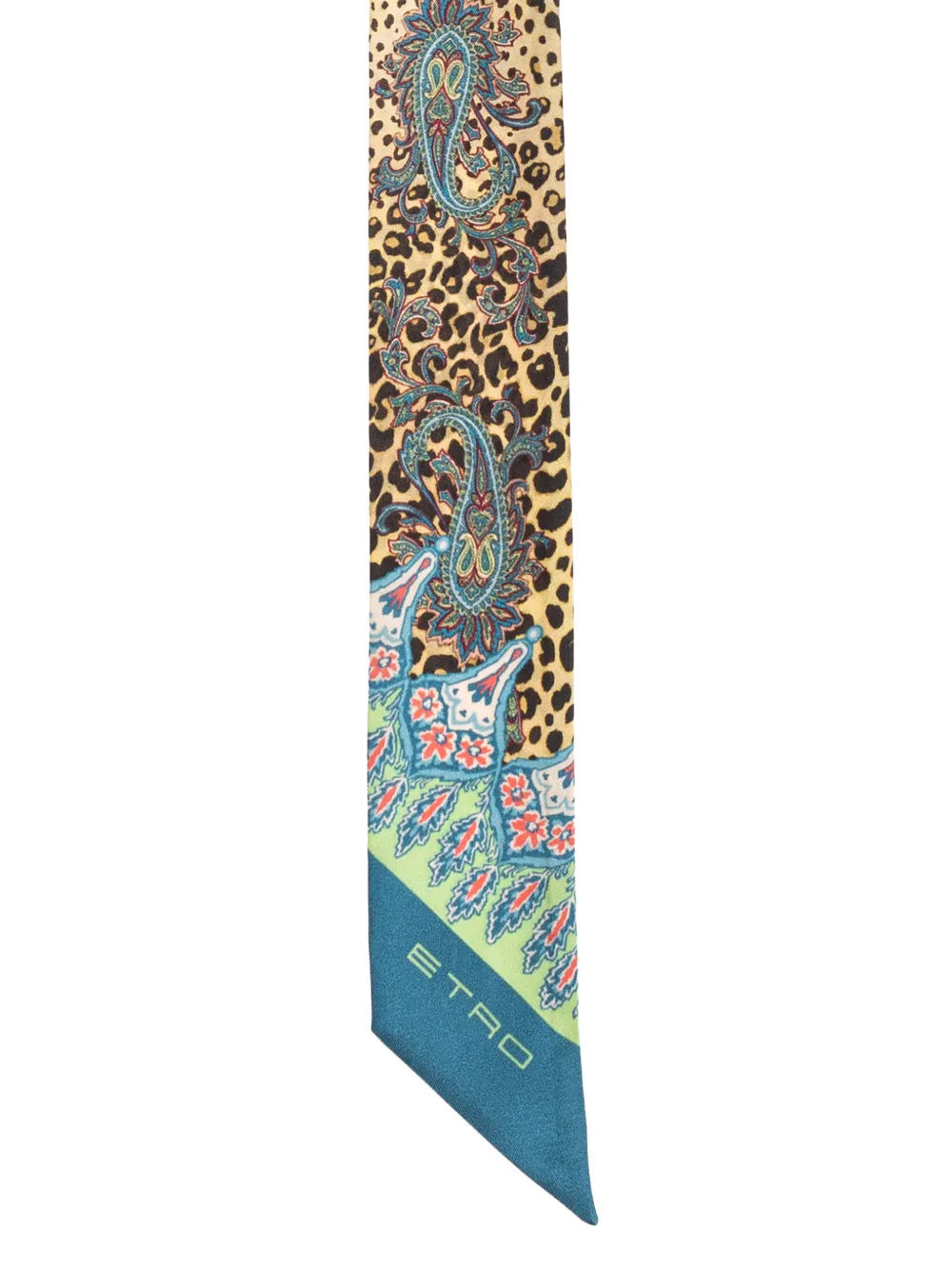  Etro Patterned Silk Scarf - Neutrals 