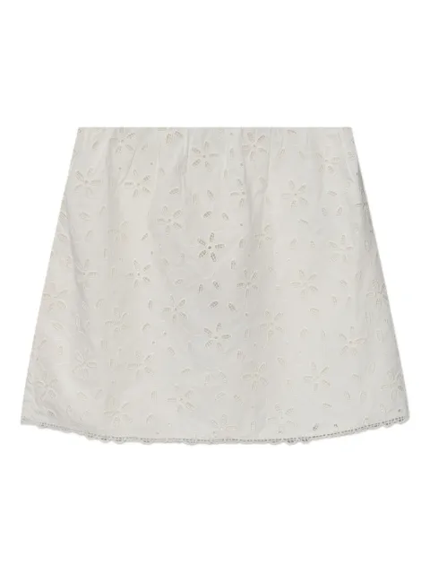 Posse Salma floral-embroidered skort