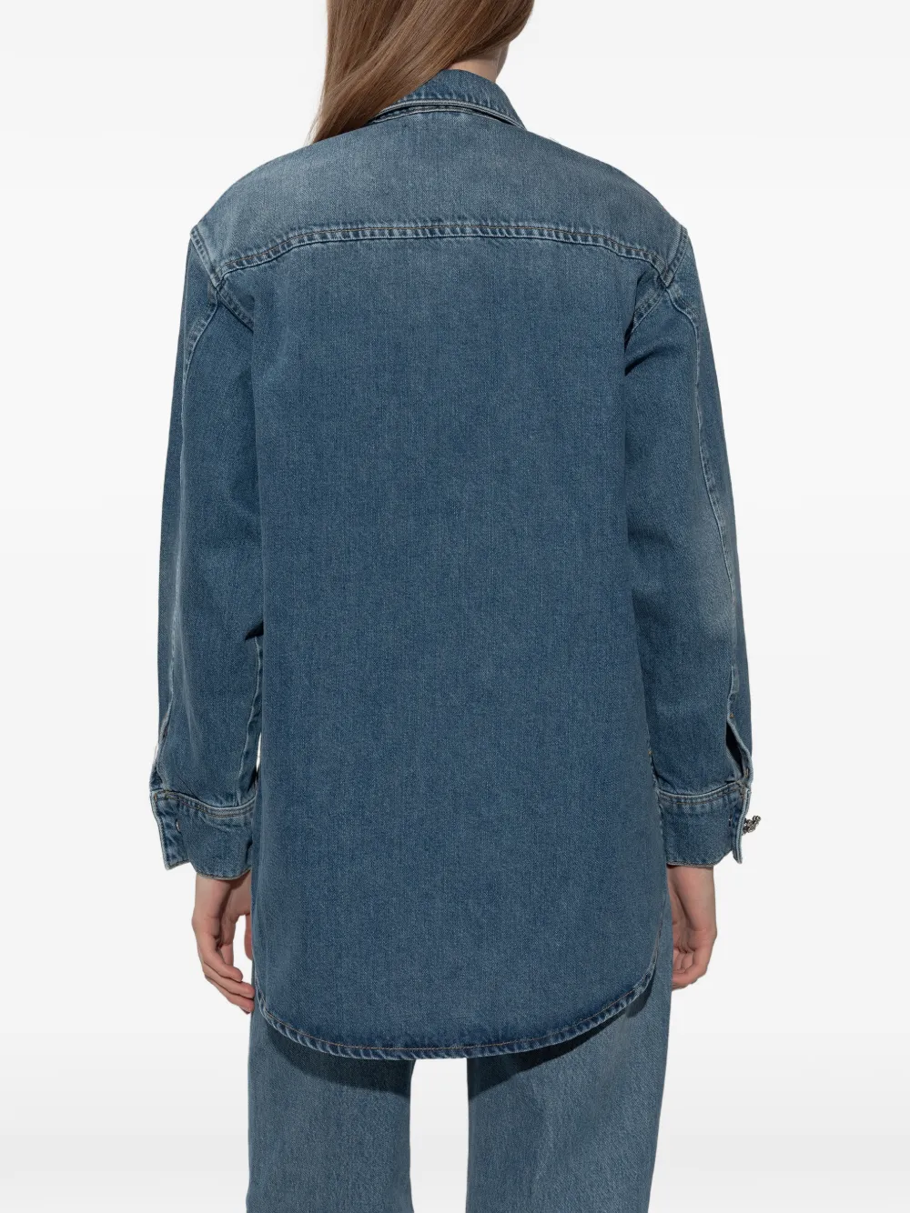 AllSaints Verfraaid blouse Blauw