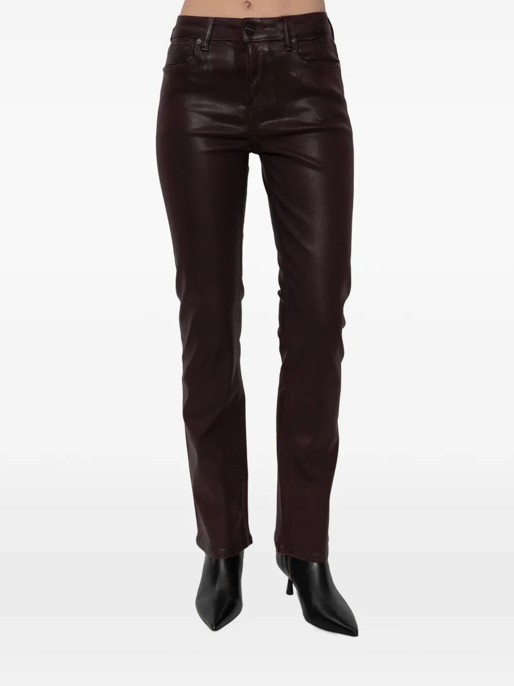  Allsaints Vaqueros Haldan Encerados - Marrón 