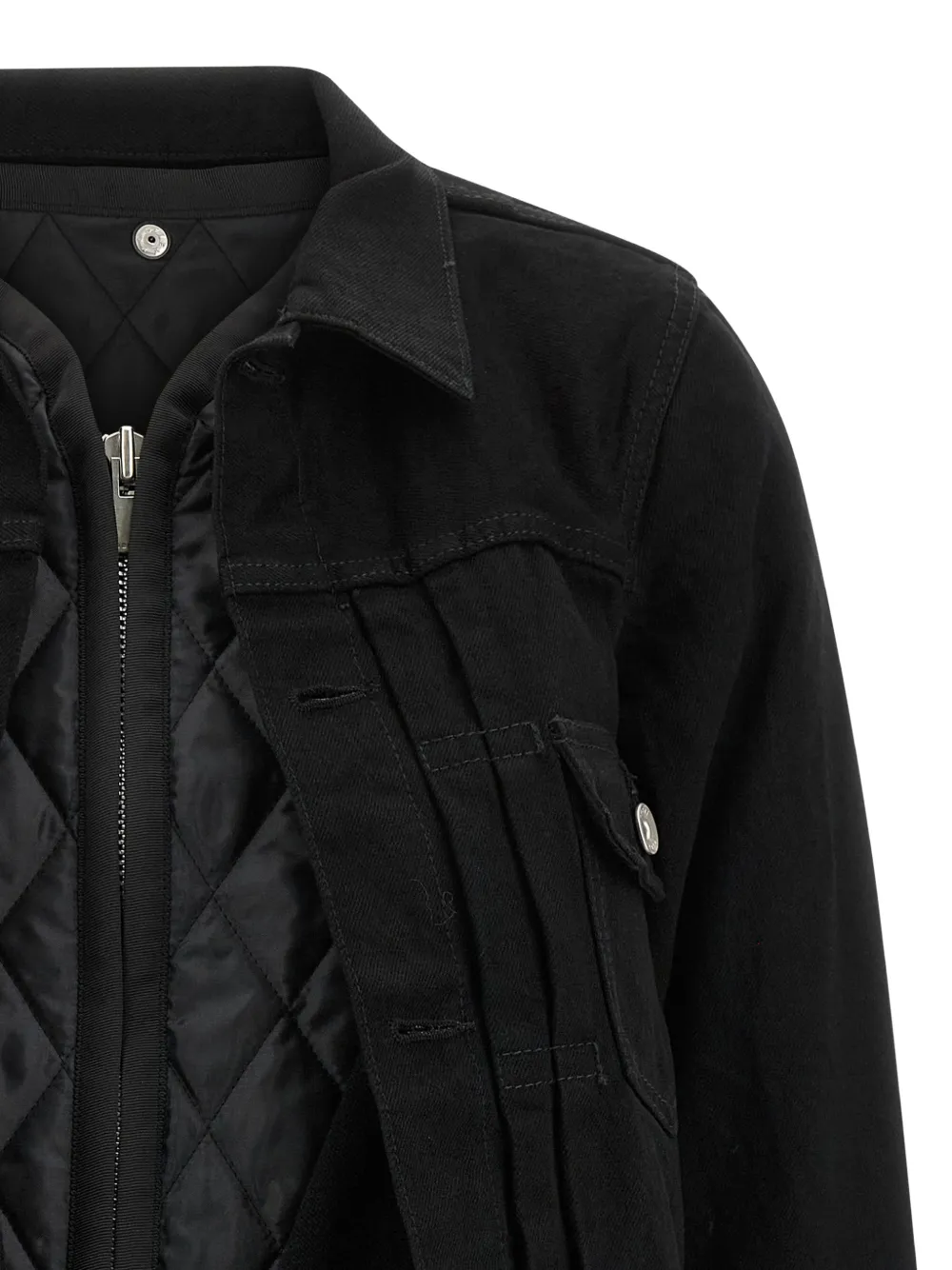 Sacai キルティング ジャケット | ブラック | FARFETCH JP